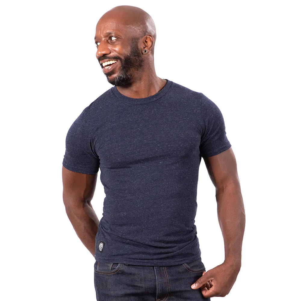 Blue Marled Tri Blend T-Shirt sold by Blade + Blue product image thumbnail 2