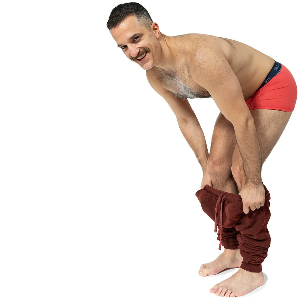 Burgundy Wine Hugger Jogger Sweatpants sold by Blade + Blue product image thumbnail 2