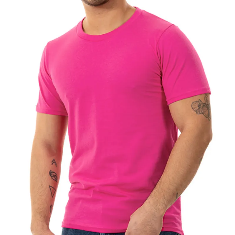 "Kicker" : Hot Pink Cotton T-Shirt made by Blade + Blue