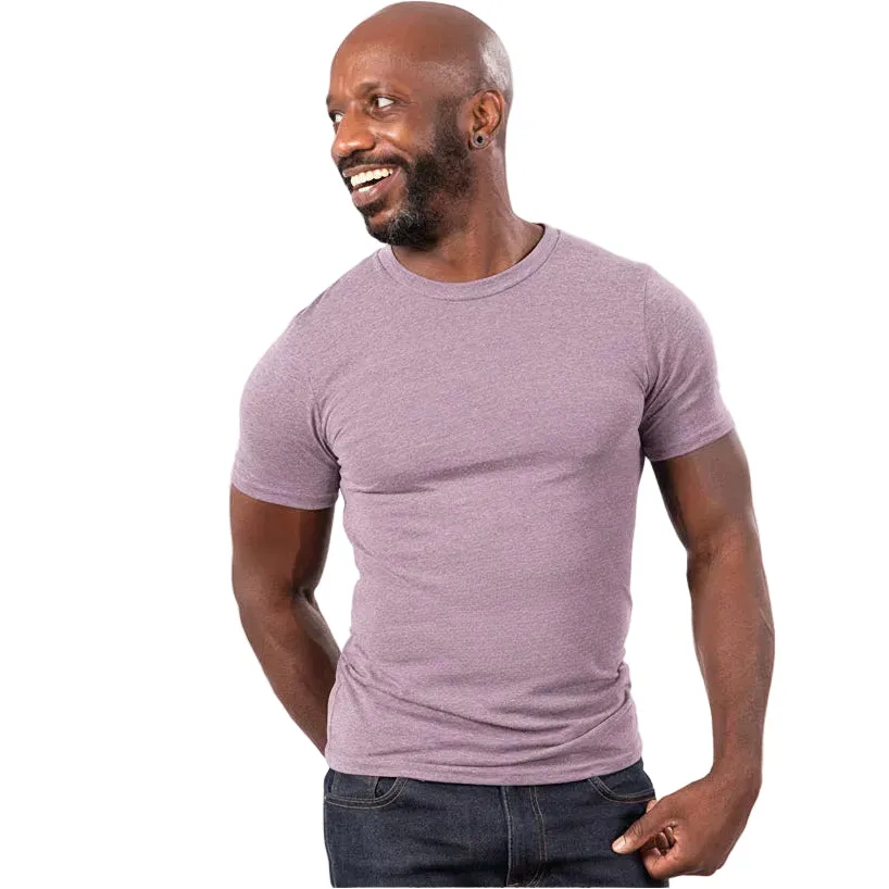 "ARCHER": Lavender Purple Marled Tri Blend T-Shirt sold by Blade + Blue product image thumbnail 2
