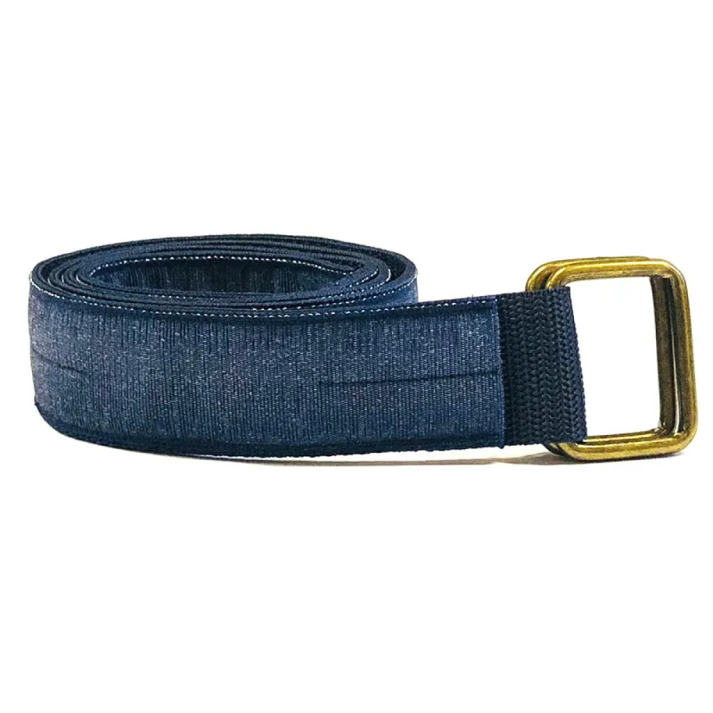 Blue Denim Belt by One Magnificent Beast sold by Blade + Blue