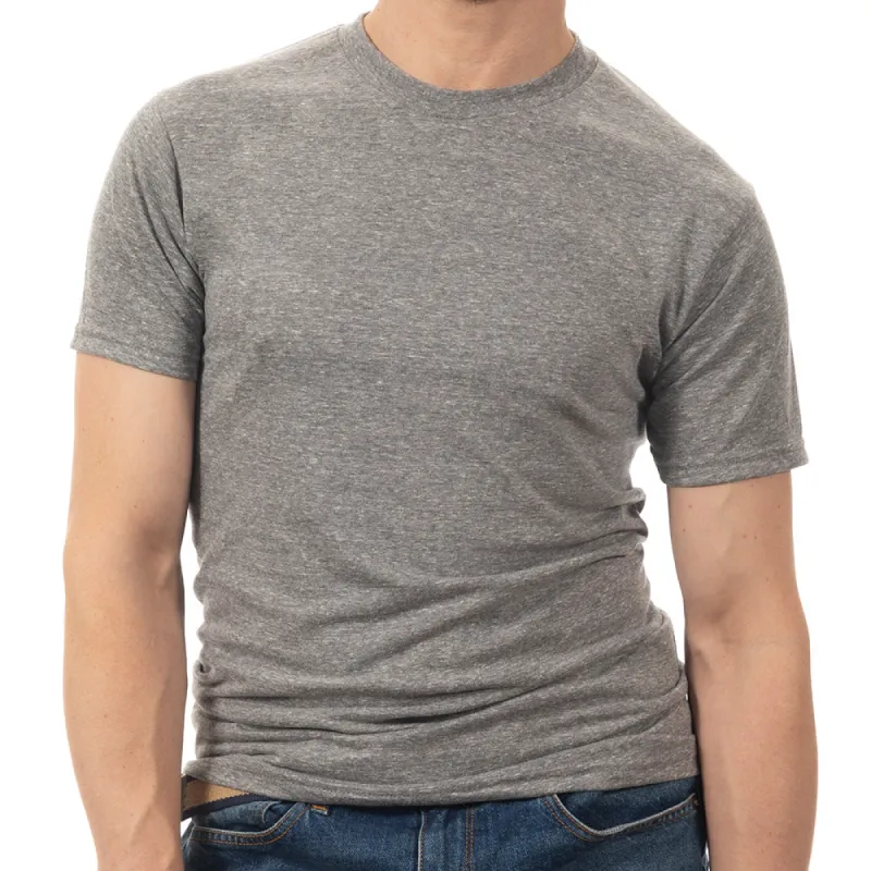 Grey Heather Tri Blend T-Shirt sold by Blade + Blue