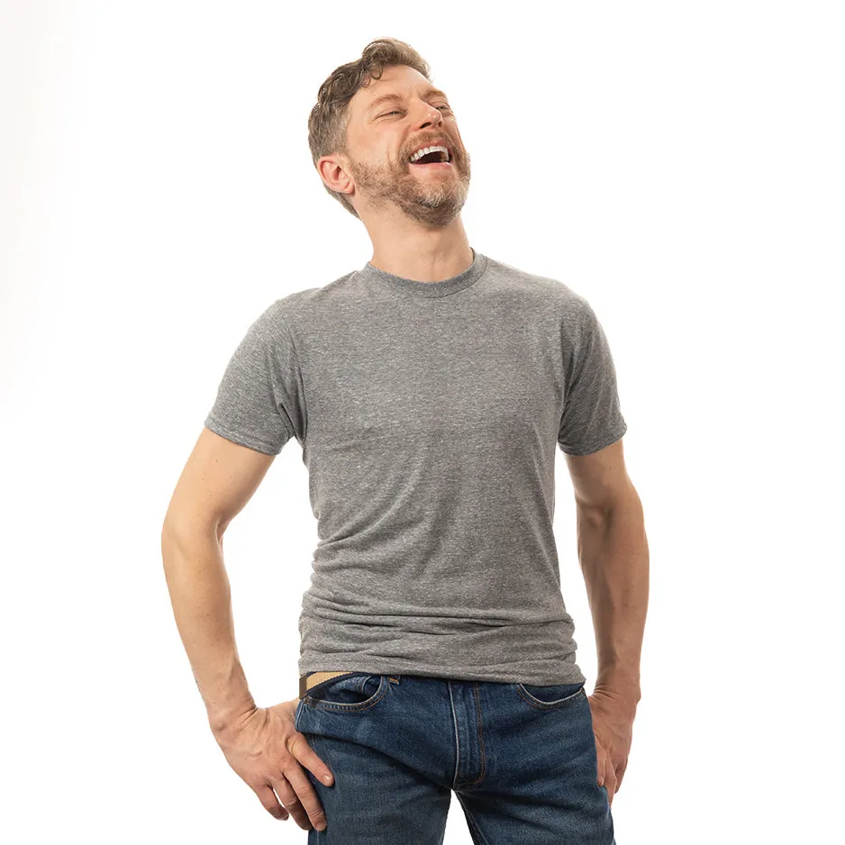 Grey Heather Tri Blend T-Shirt sold by Blade + Blue product image thumbnail 2