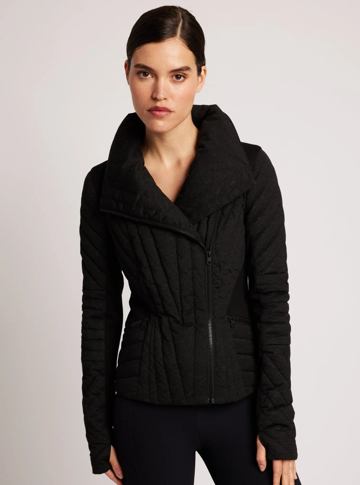 Membrane Motion Panel Puffer sold by blanc noir