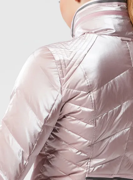 Super Hero Puffer With Reflective Trim - Pink sold by blanc noir
