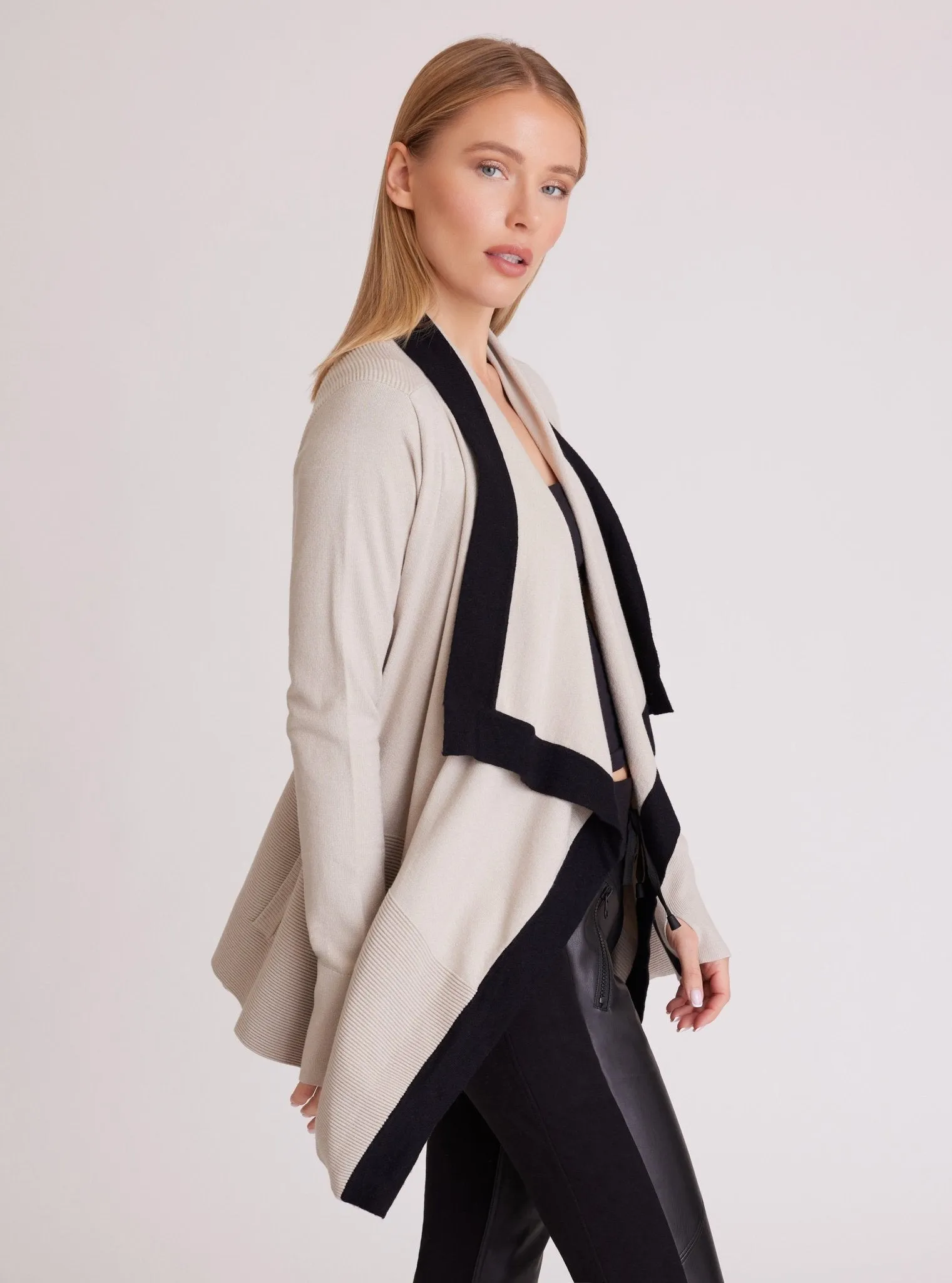 Color Blocked Portola Cardigan sold by blanc noir product image thumbnail 4