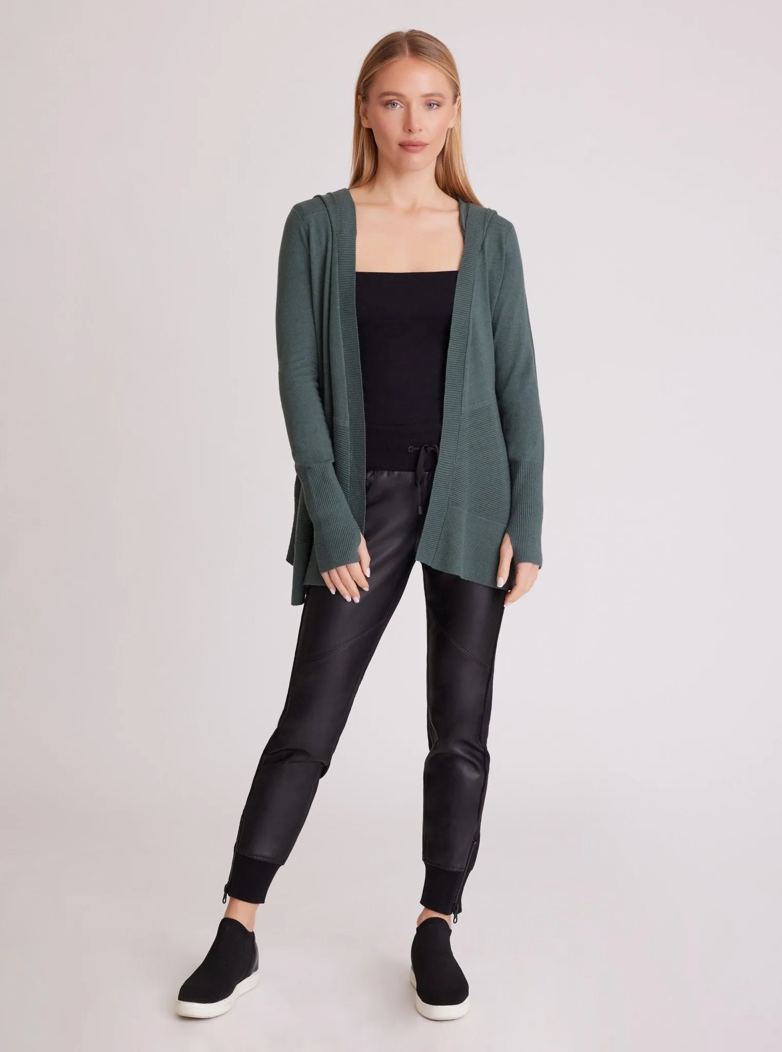 Cropped Portola Cardigan - Dark Forest FINAL SALE LAST CALL sold by blanc noir product image thumbnail 5