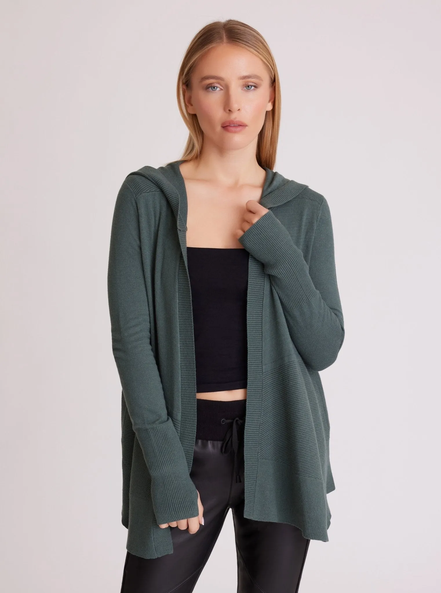 Cropped Portola Cardigan - Dark Forest FINAL SALE LAST CALL sold by blanc noir product image thumbnail 3