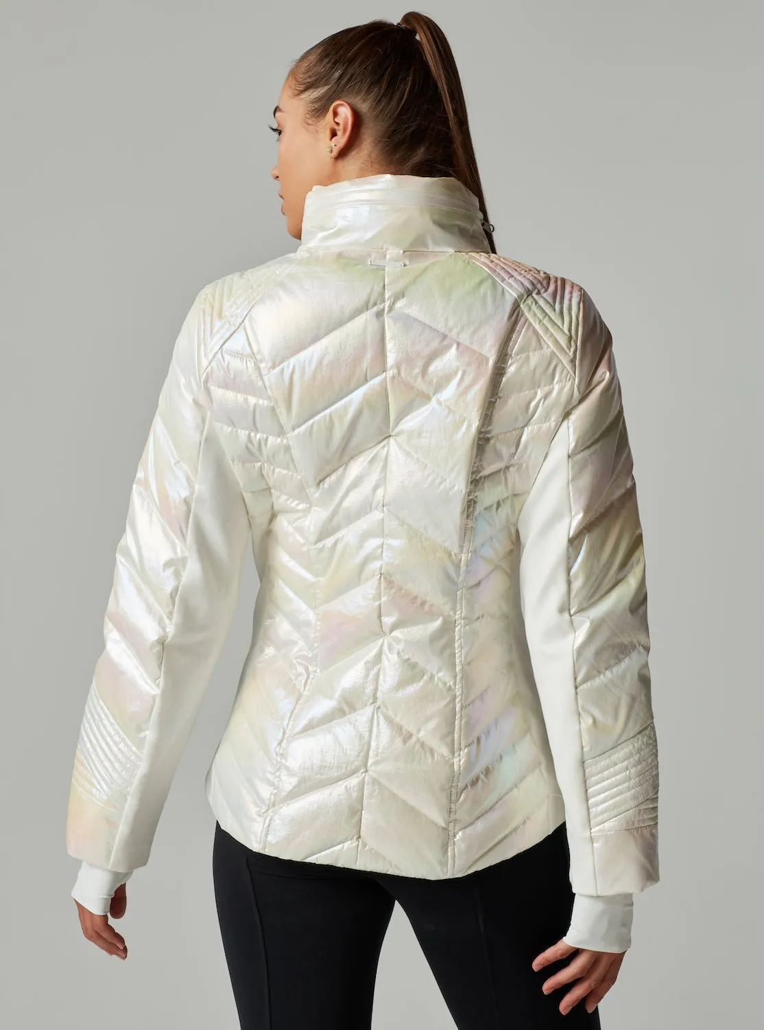 Breakthrough Puffer Jacket - Oyster - FINAL SALE sold by blanc noir product image thumbnail 3