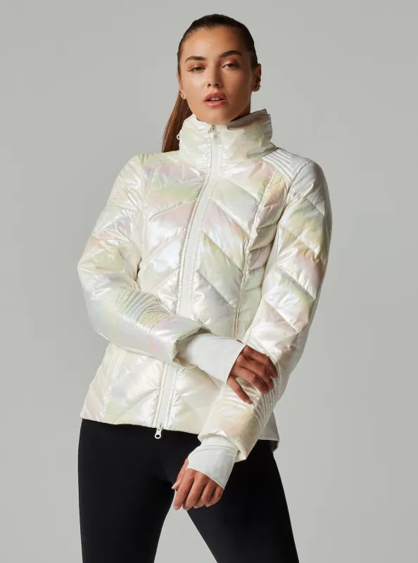 Breakthrough Puffer Jacket - Oyster - FINAL SALE made by blanc noir