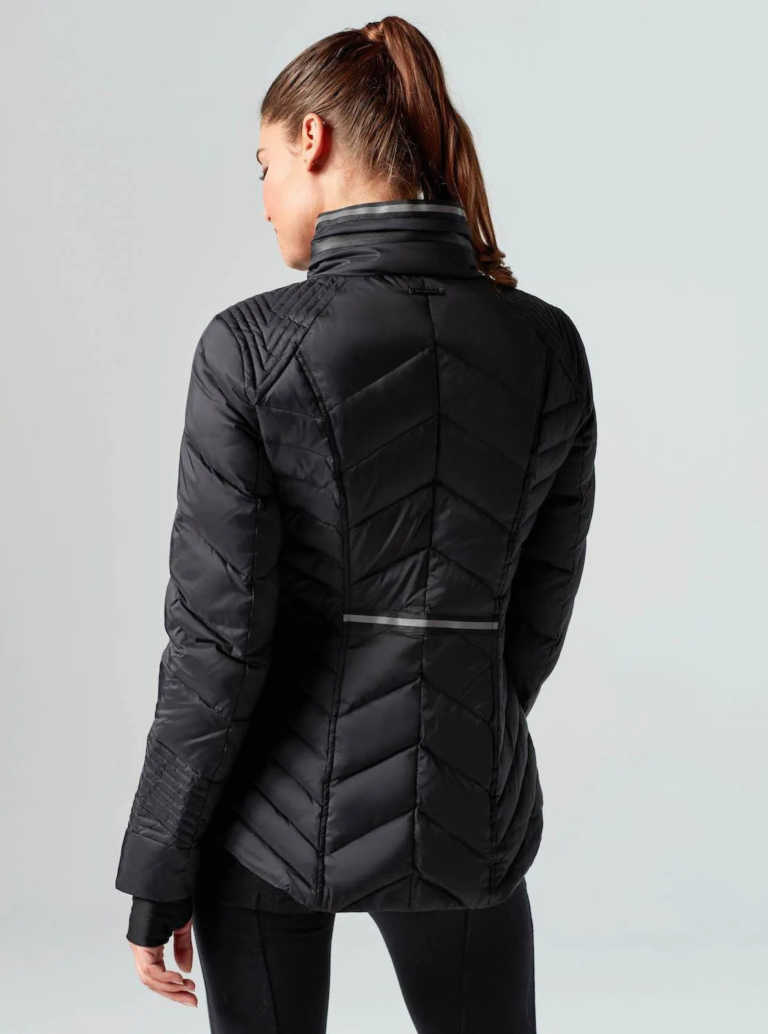 Puffer with Reflective Jacket - Black sold by blanc noir product image thumbnail 3
