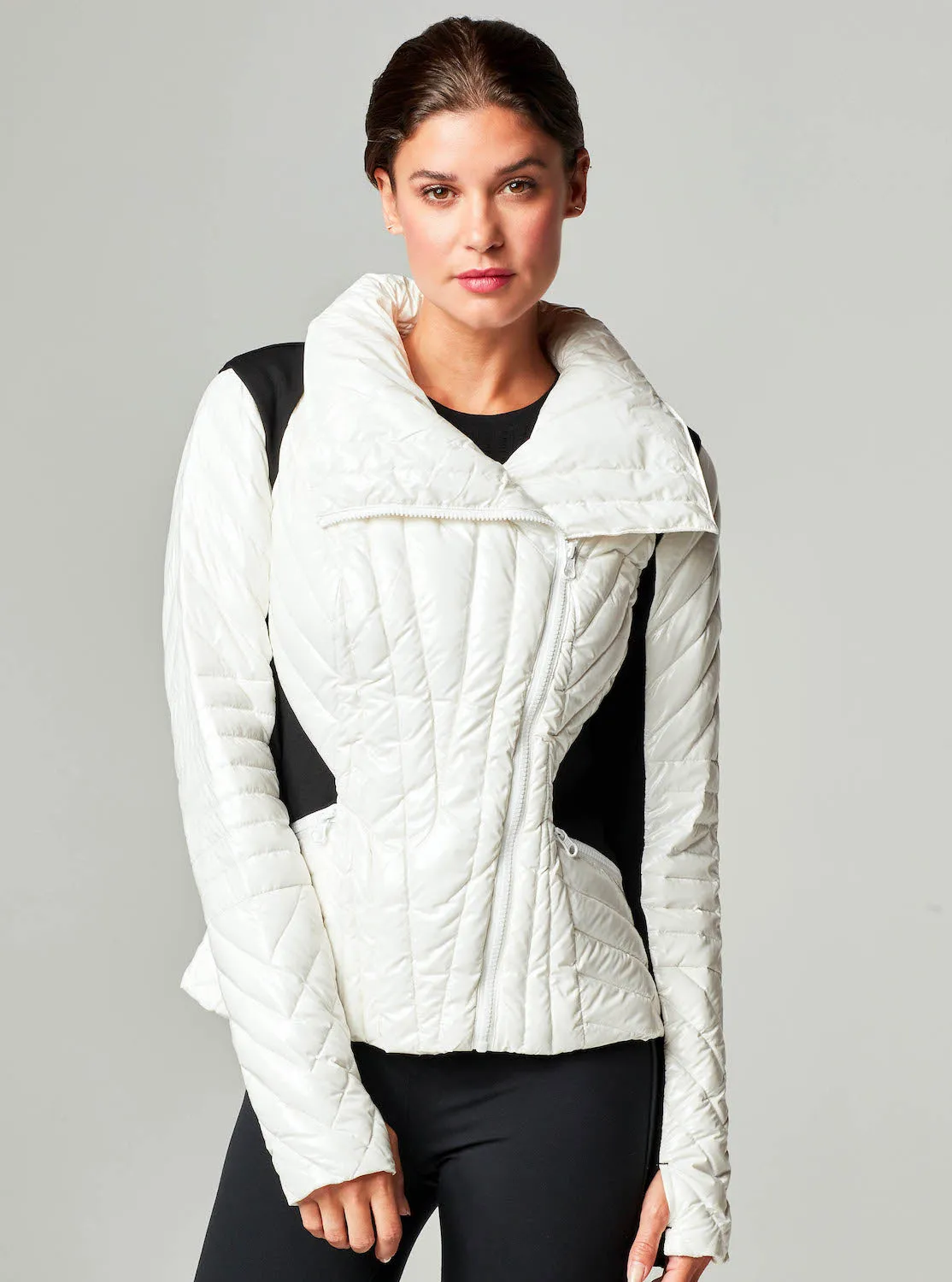 MOTION PANEL PUFFER SHINY - Final Sale sold by blanc noir product image thumbnail 3