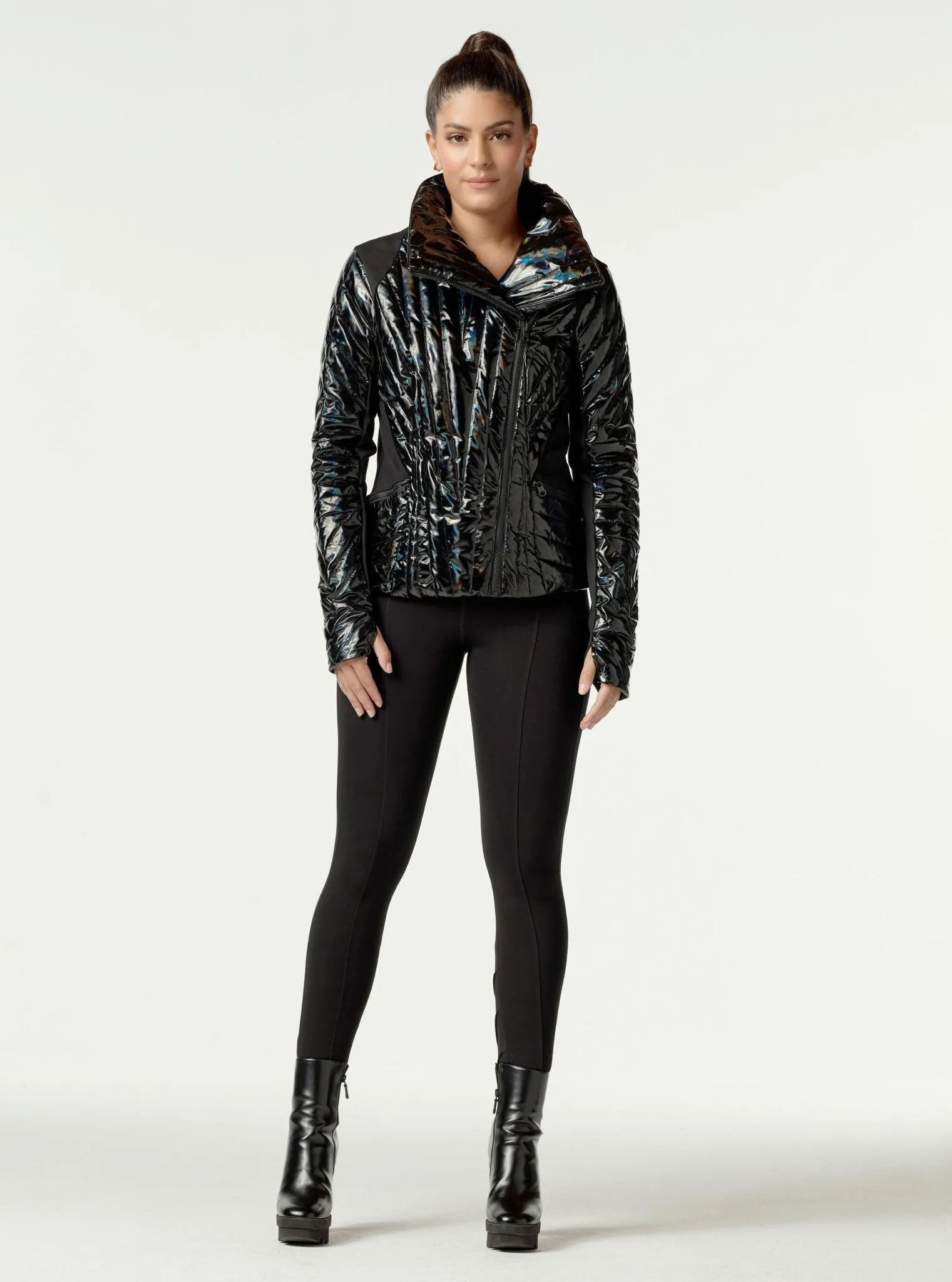 Motion Panel Puffer - Black - Down Filled - FINAL SALE sold by blanc noir product image thumbnail 3