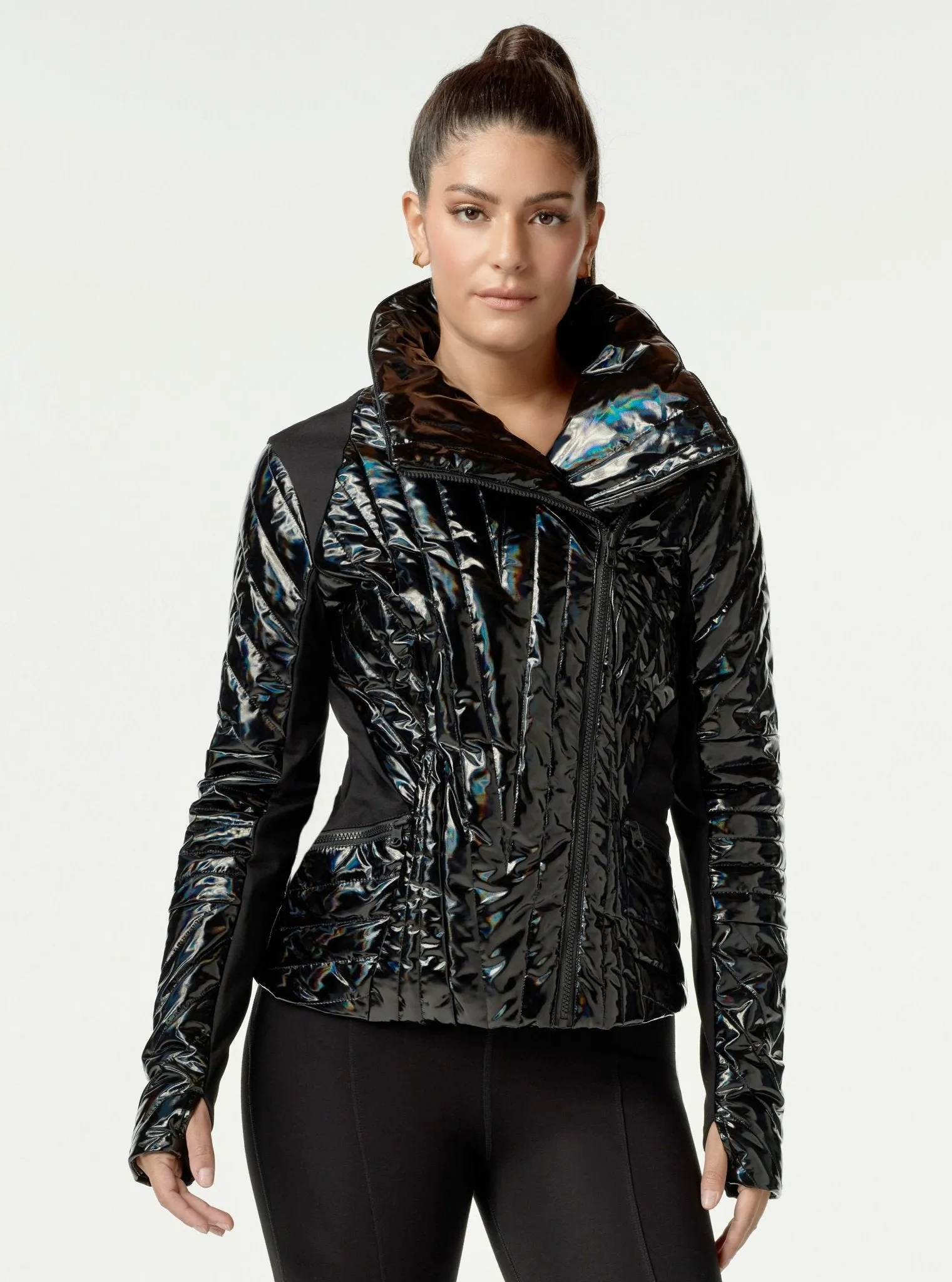 Motion Panel Puffer - Black - Down Filled - FINAL SALE sold by blanc noir product image thumbnail 2