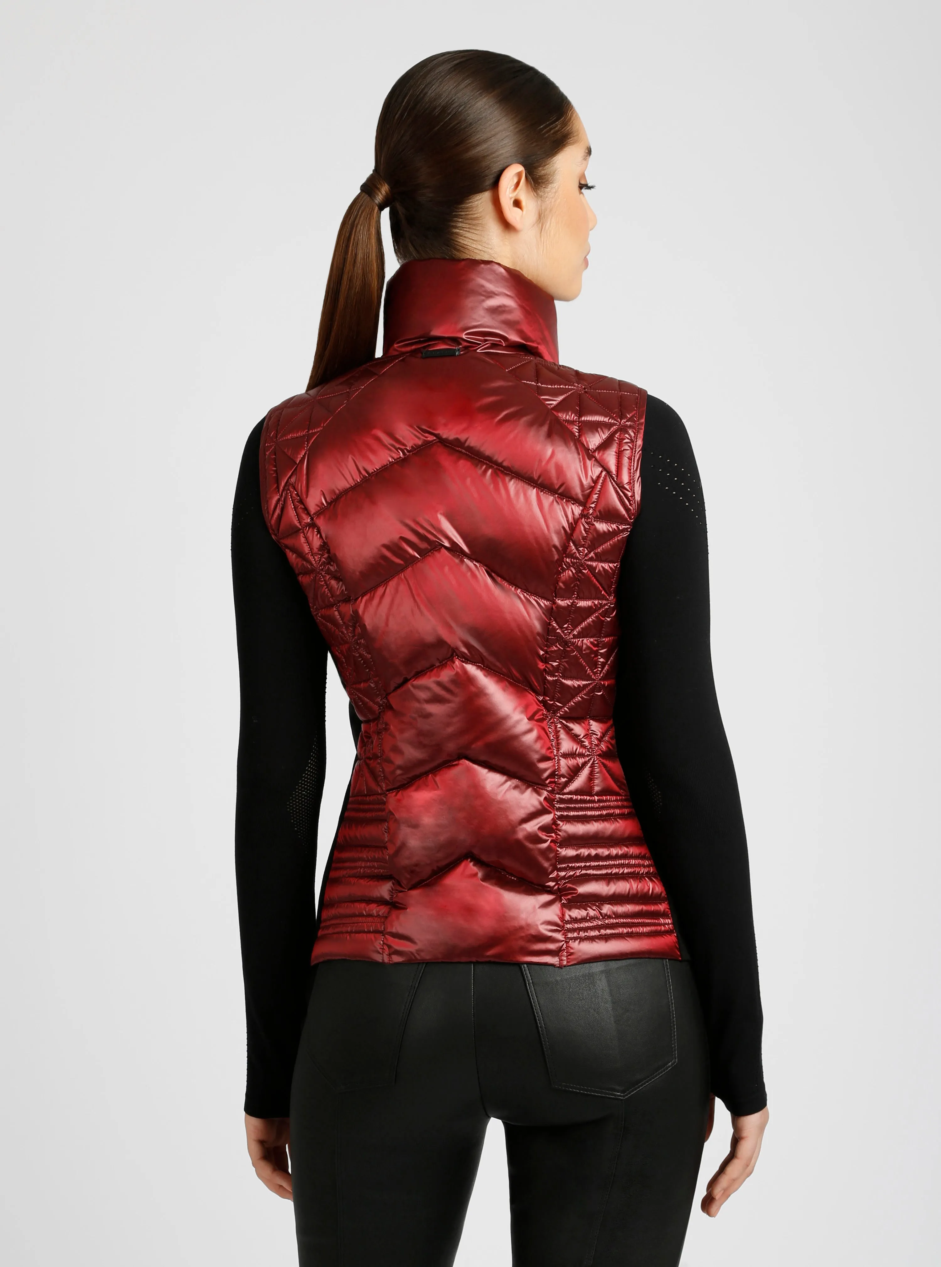 Lightweight Packable Puffer Vest sold by blanc noir product image thumbnail 5