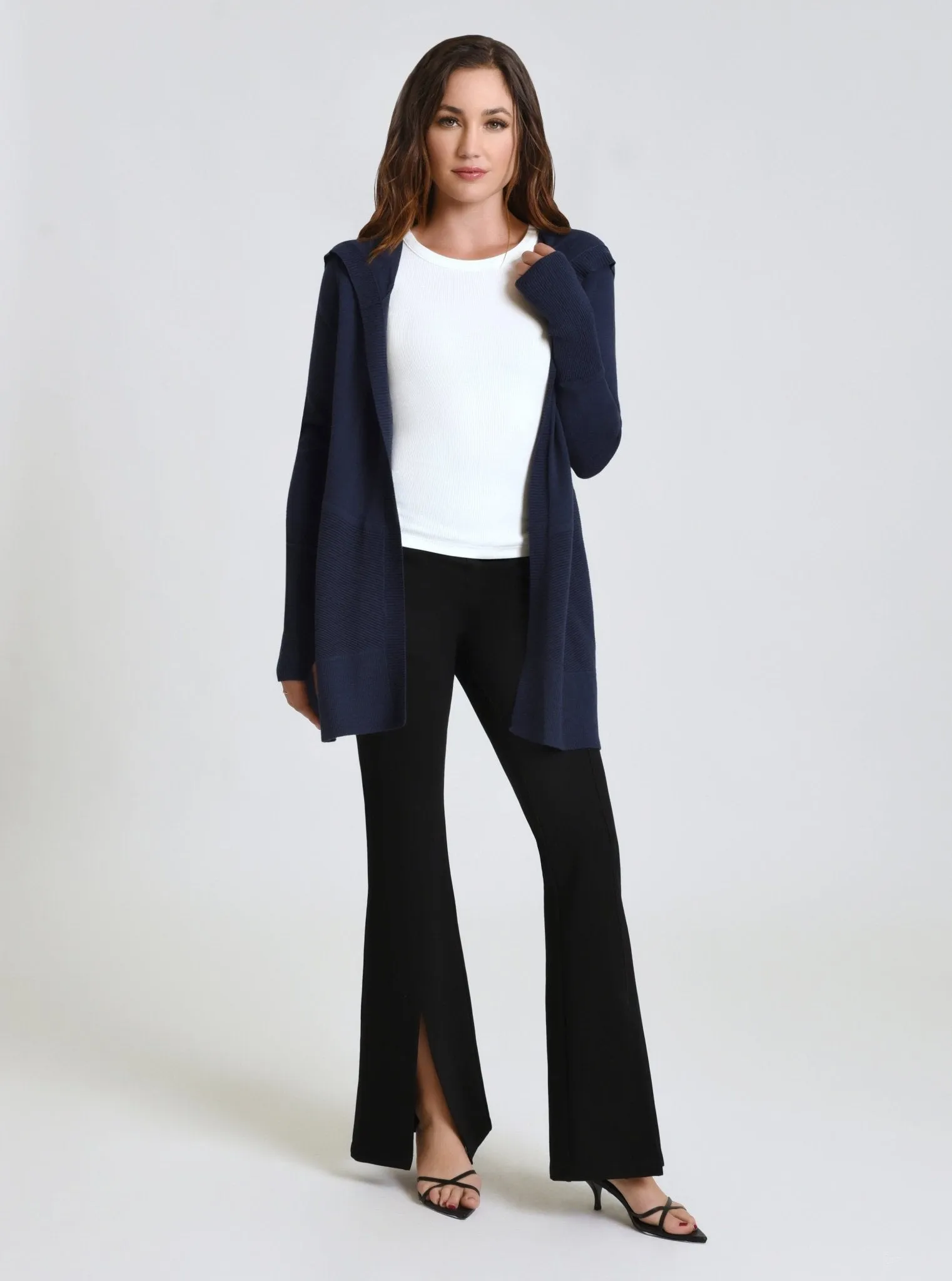 Cropped Portola Cardigan sold by blanc noir product image thumbnail 5