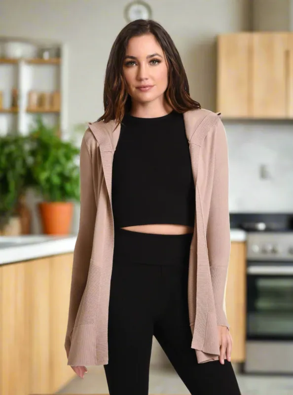 Cropped Portola Cardigan sold by blanc noir