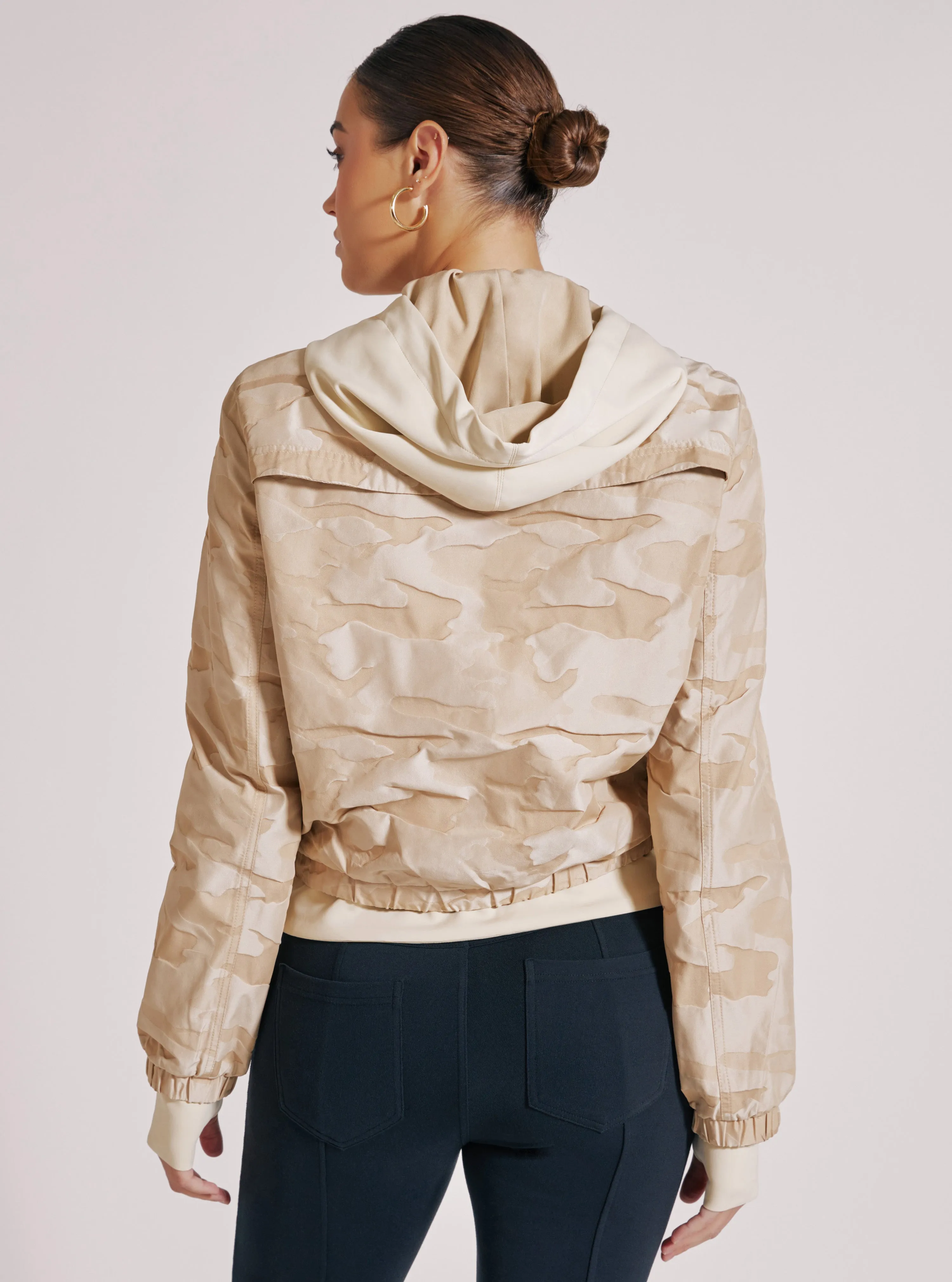 CAMO SKYFALL AVIATOR JACKET GOLD TRIMS - sold to citi trends sold by blanc noir product image thumbnail 2