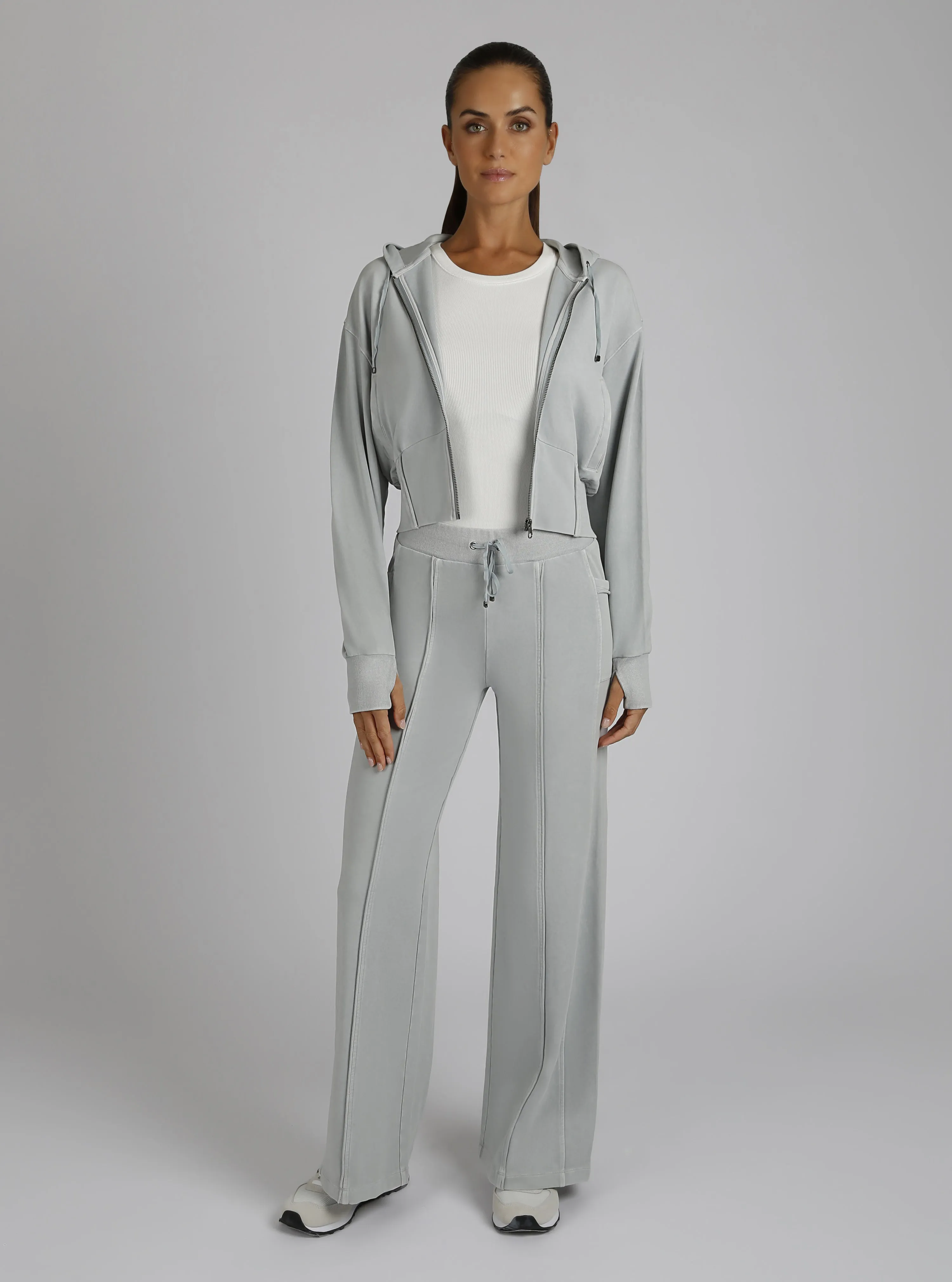 Allegra Garment Dye Super Soft Hoodie sold by blanc noir product image thumbnail 2