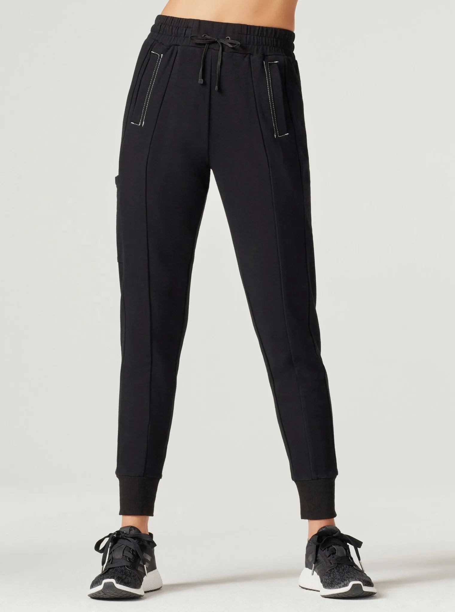 Yolo Contrast Stitch Jogger - Black - FINAL SALE sold by blanc noir product image thumbnail 3