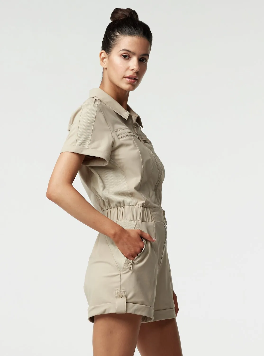Mastermind Romper - Safari - FINAL SALE sold by blanc noir product image thumbnail 2