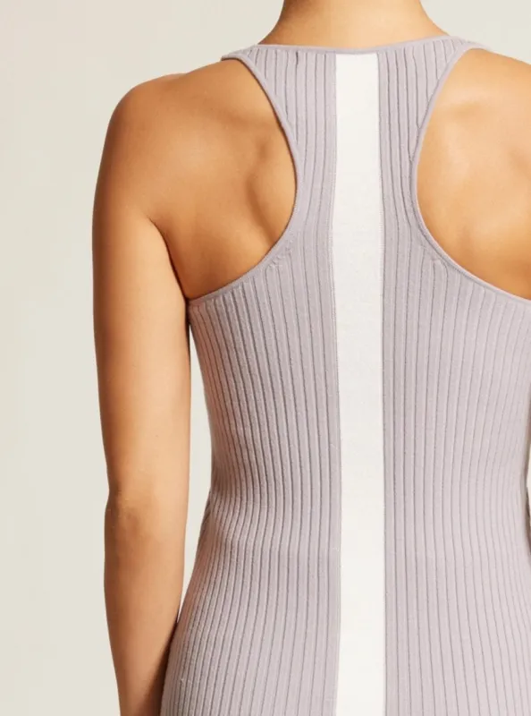 COLOR BLOCKED TANK sold by blanc noir