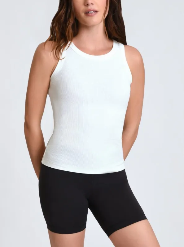 Kiana Rib Tank sold by blanc noir