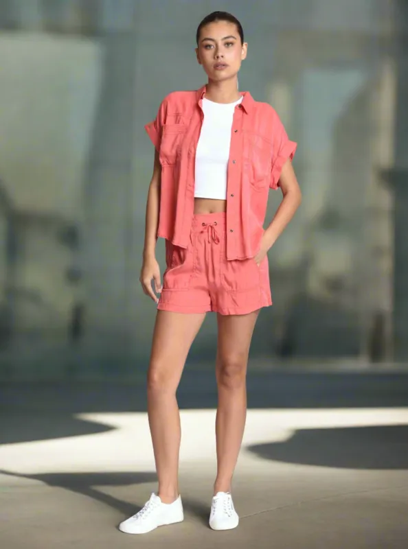 Phoenix Tencel Short - Final Sale sold by blanc noir