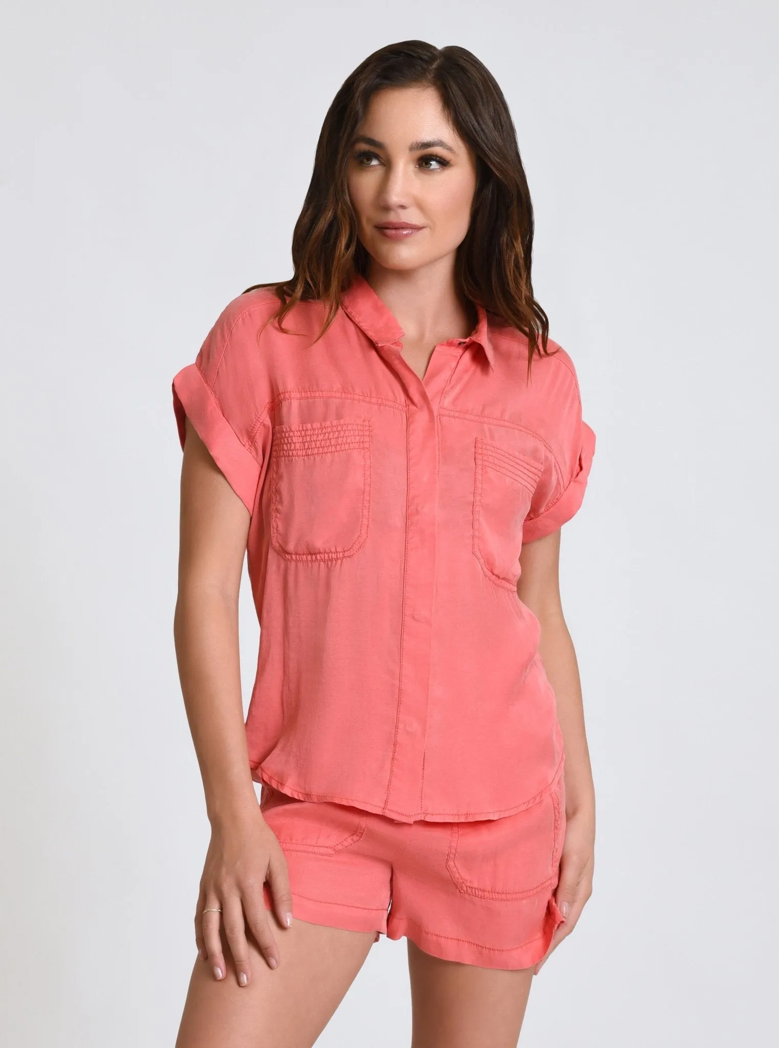 Phoenix Tencel Camp Shirt sold by blanc noir product image thumbnail 2