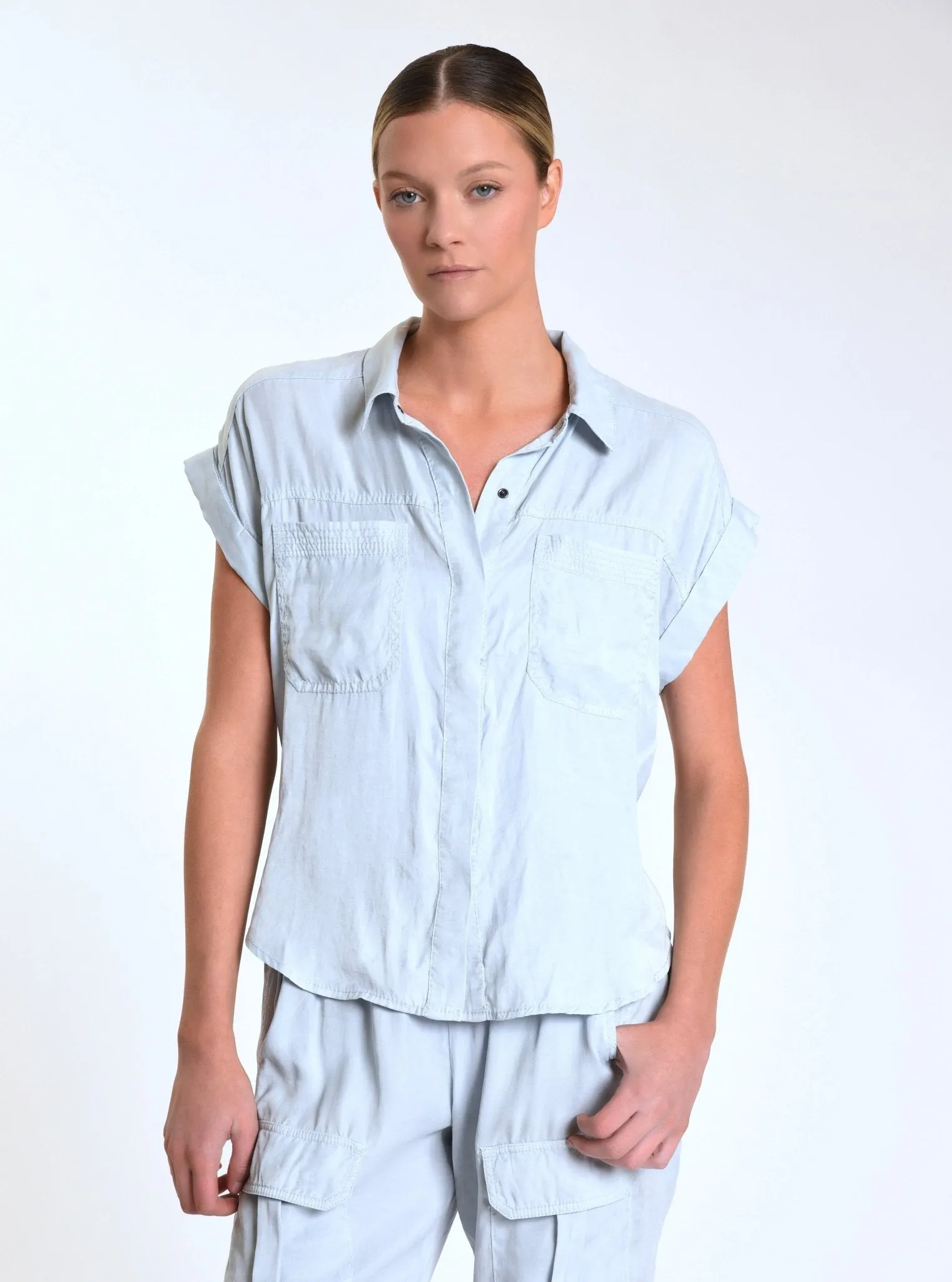 Phoenix Tencel Camp Shirt sold by blanc noir product image thumbnail 4