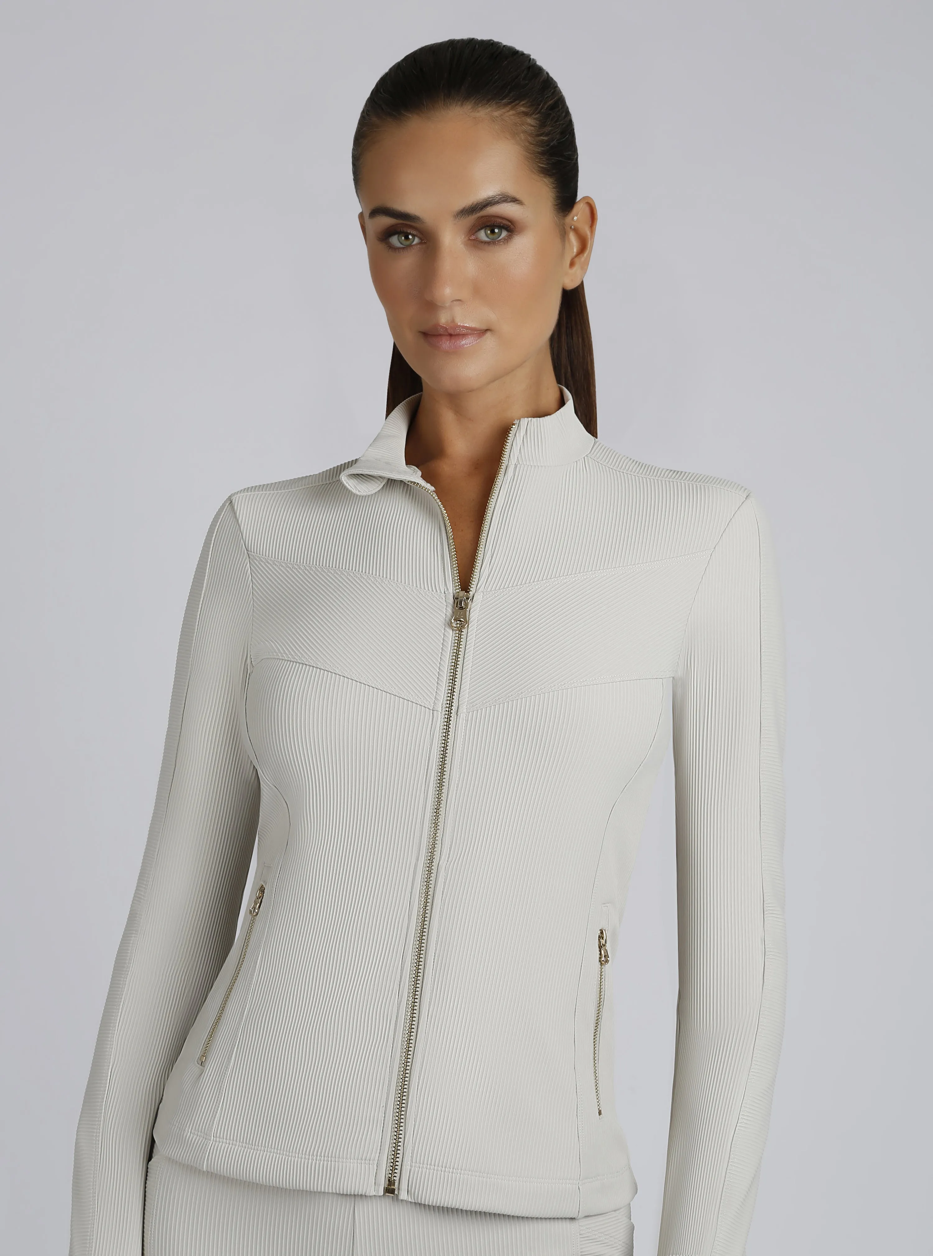 Directional Rib Jacket Gold Trims sold by blanc noir product image thumbnail 5