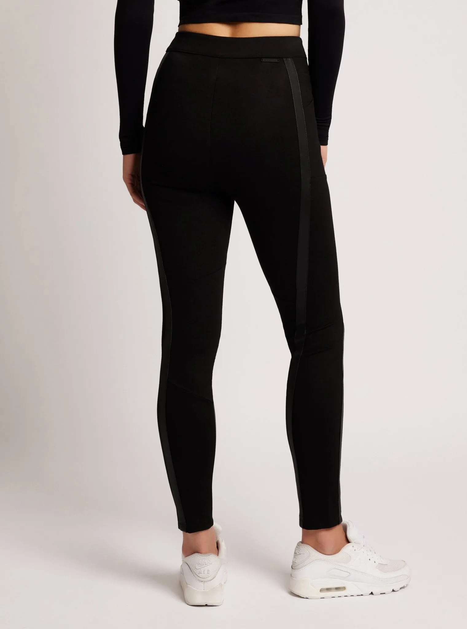 Ponte Leather Legging sold by blanc noir product image thumbnail 2