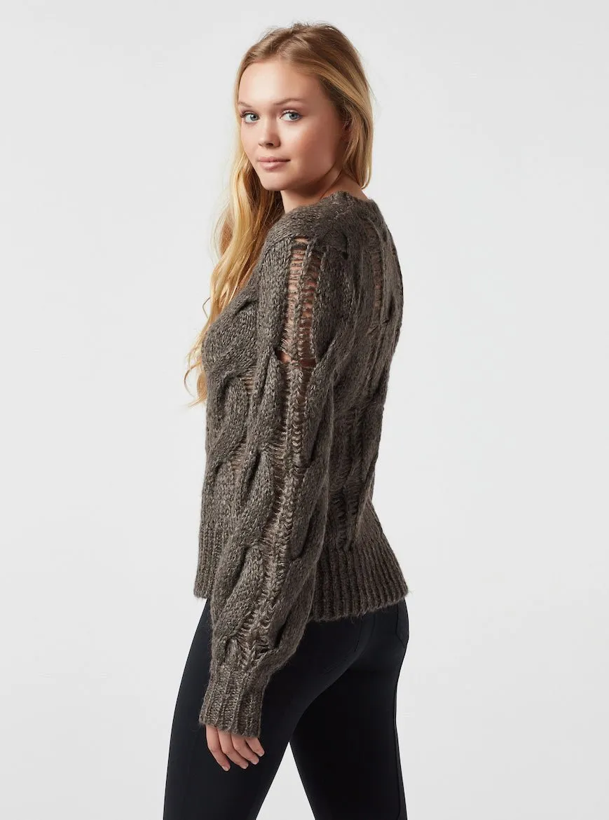 UPWARD CLIMB SWEATER - FINAL SALE sold by blanc noir product image thumbnail 2