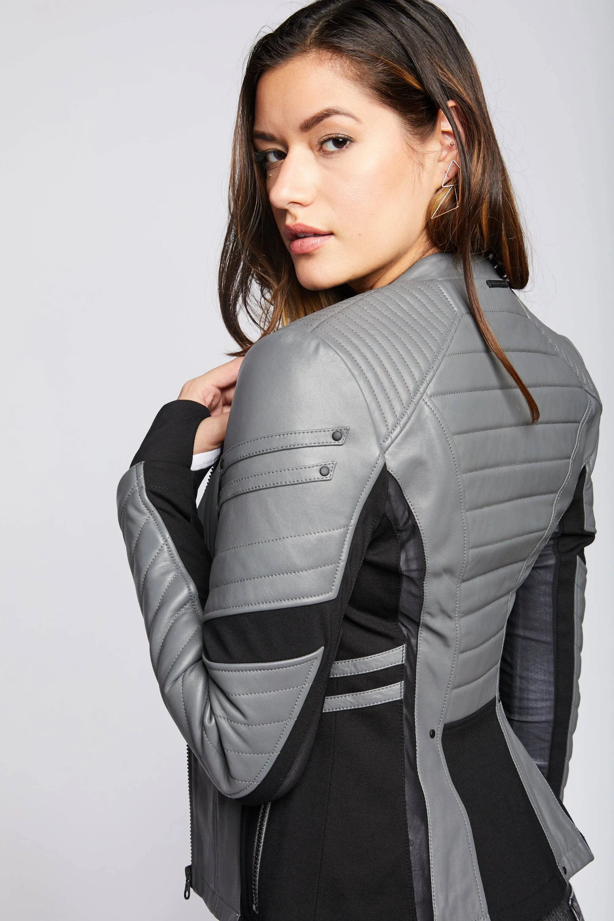 Angel Falls Moto - Grey sold by blanc noir product image thumbnail 4
