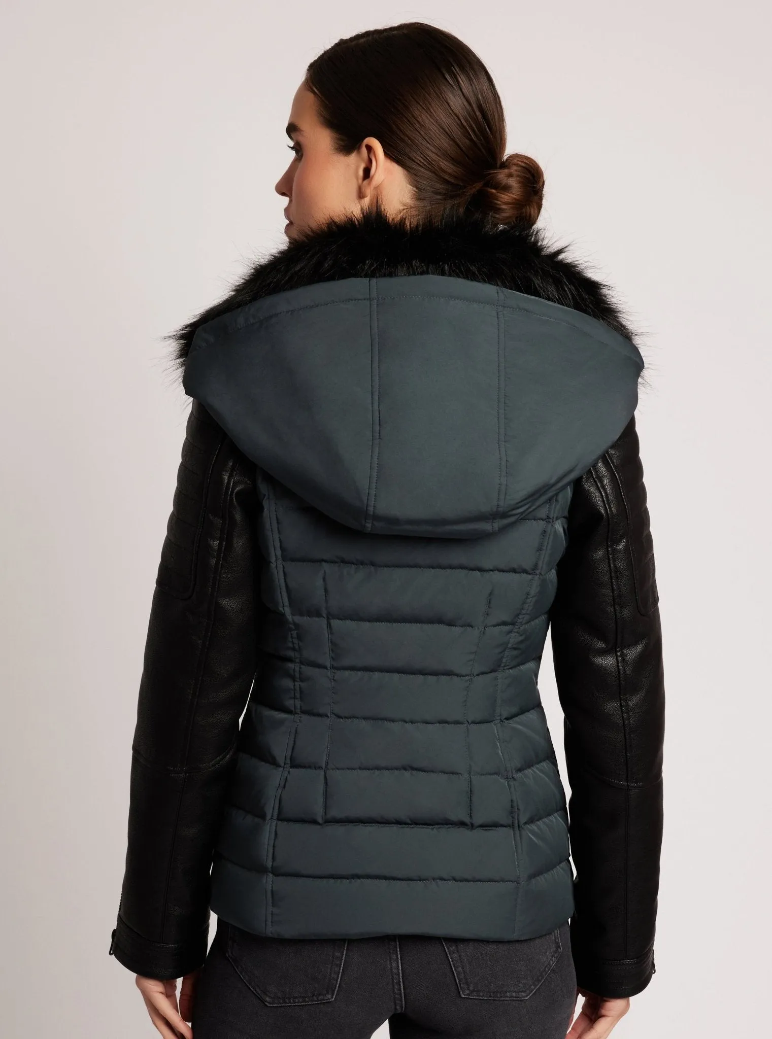 Sophia Hooded Jacket - FINAL SALE sold by blanc noir product image thumbnail 4