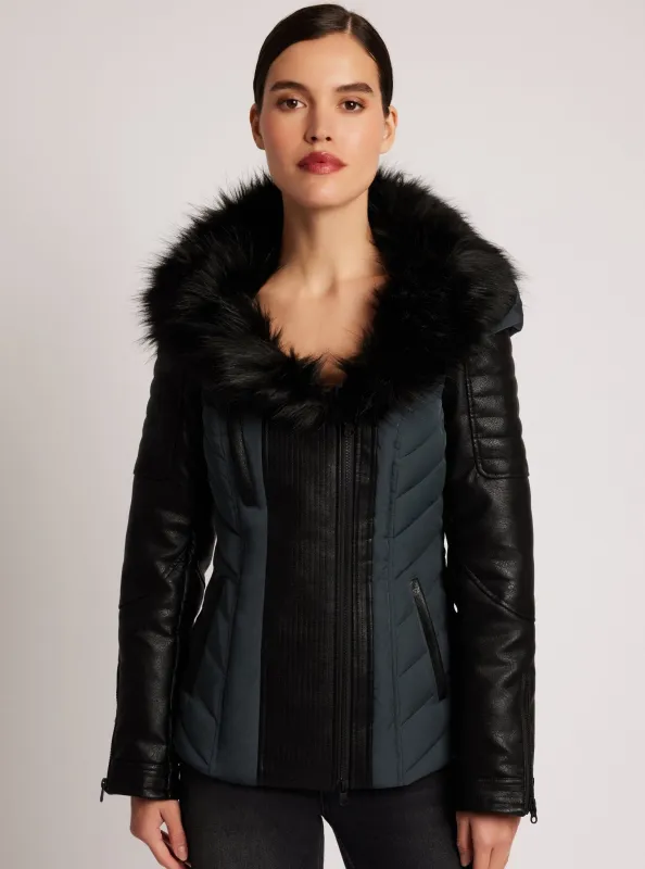 Sophia Hooded Jacket - FINAL SALE sold by blanc noir