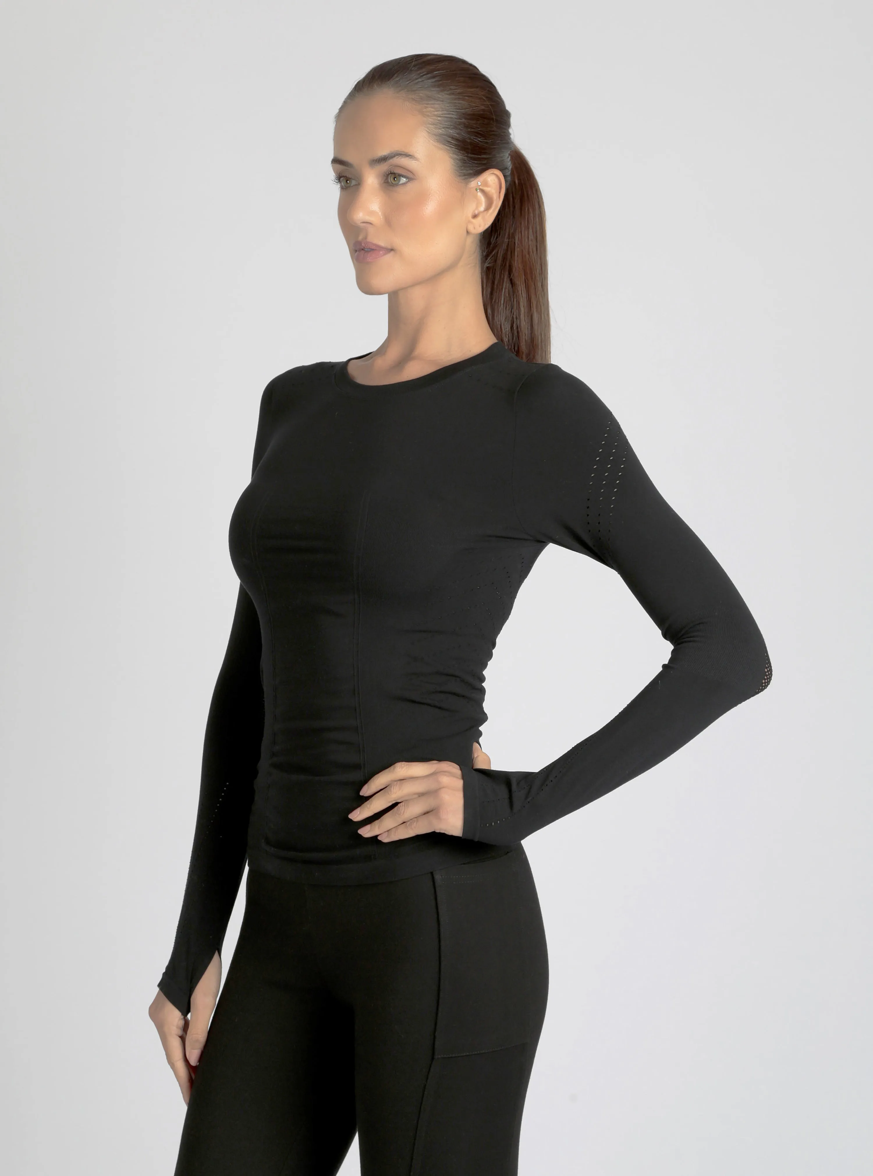 LS Magnetic Compression Top - Black sold by blanc noir product image thumbnail 5