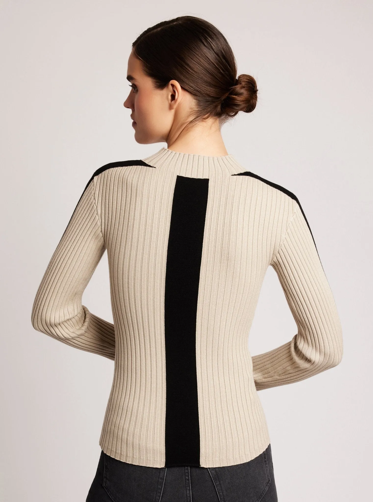 Blair Mock Neck Sweater FINAL SALE sold by blanc noir product image thumbnail 4