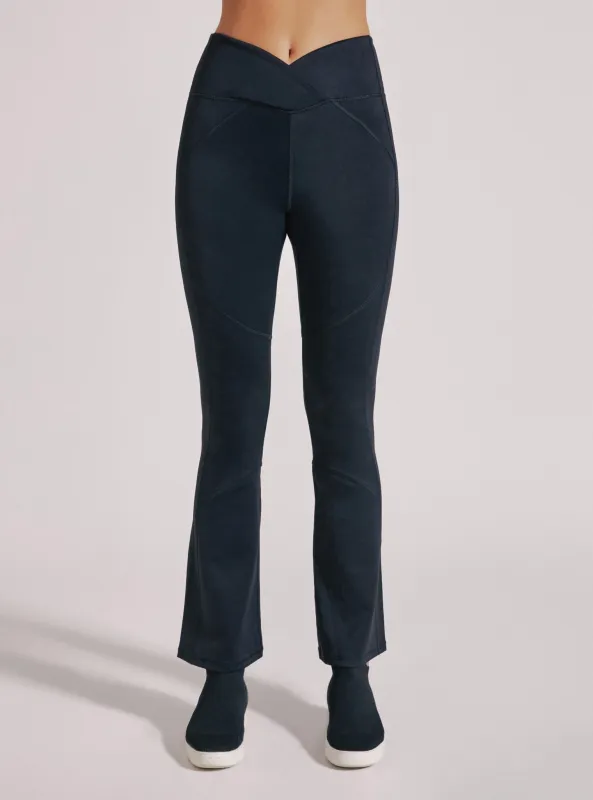 Solid Bootcut Legging - Black sold by blanc noir