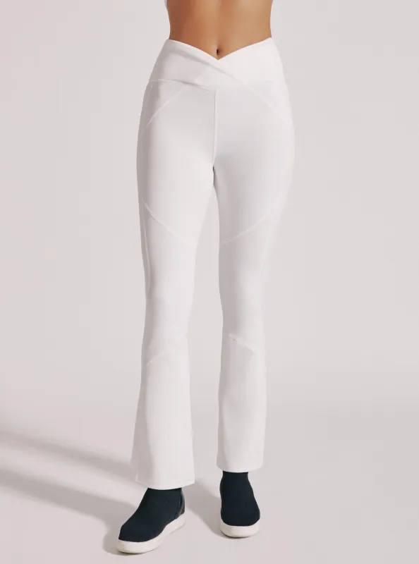 Solid Bootcut Legging - White sold by blanc noir