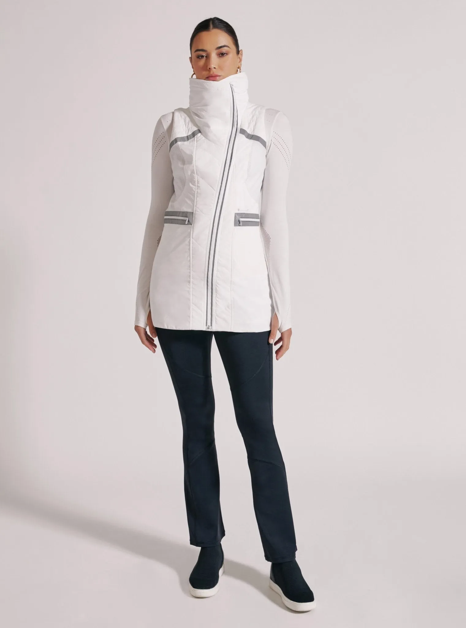 REFLECTIVE ELONGATED VEST sold by blanc noir product image thumbnail 3