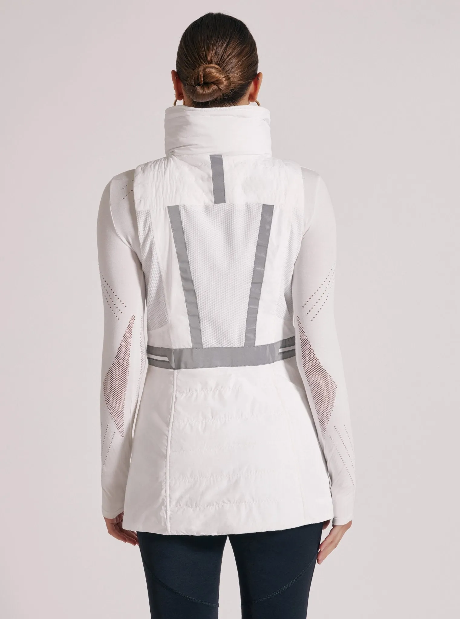 REFLECTIVE ELONGATED VEST sold by blanc noir product image thumbnail 2