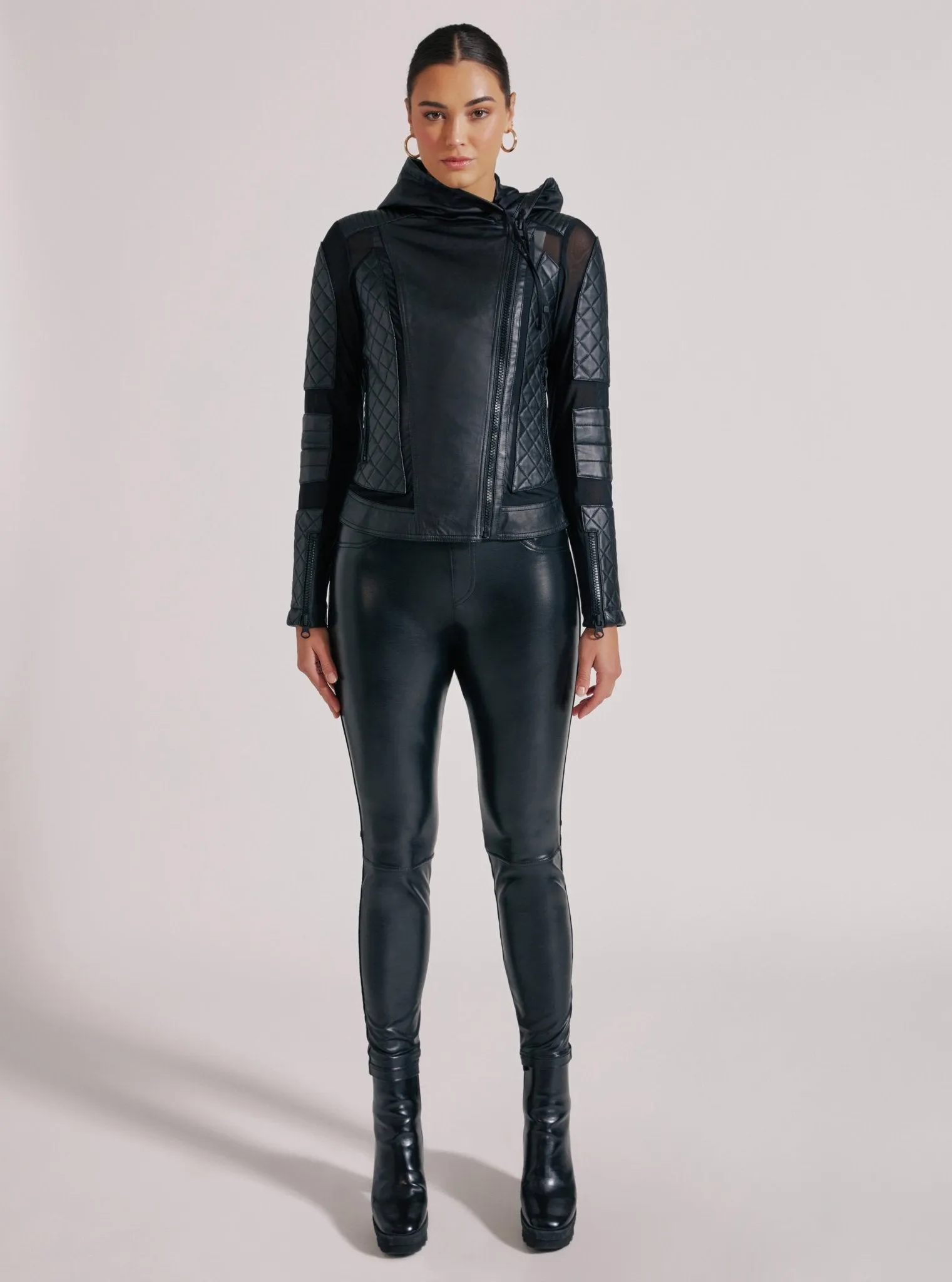 VOYAGE HOODED MOTO sold by blanc noir product image thumbnail 4