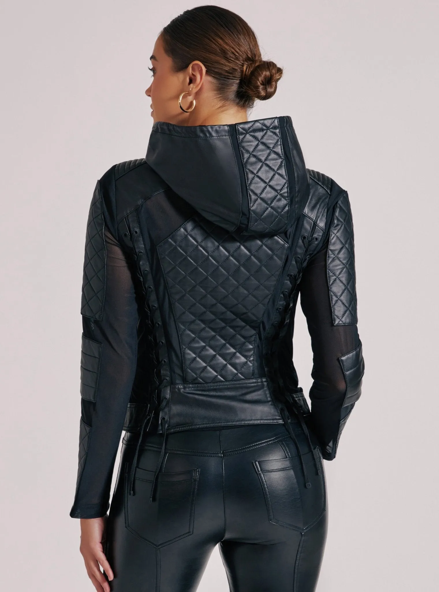 VOYAGE HOODED MOTO sold by blanc noir product image thumbnail 3