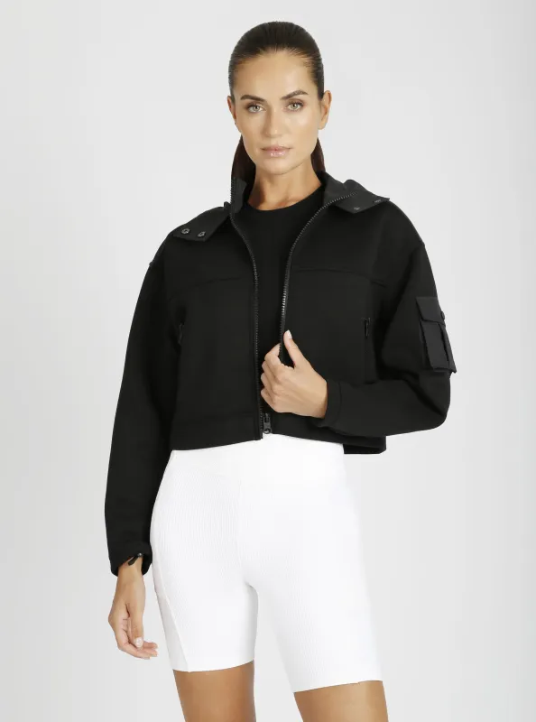 Cropped Scuba Jacket sold by blanc noir
