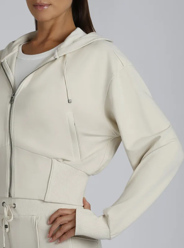 Allegra Garment Dye Super Soft Hoodie sold by blanc noir