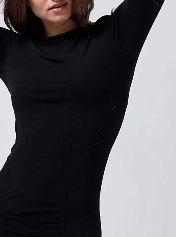 LS Magnetic Compression Top - Black made by blanc noir