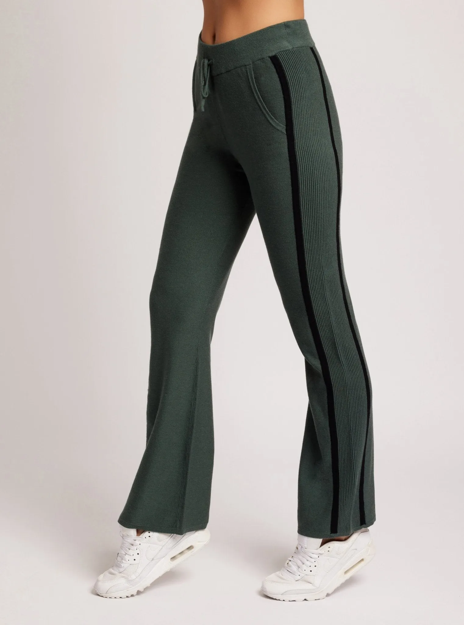 Portola Sweaterknit Bootcut Pant - Dark Forest or Mocha Bisque - FINAL SALE sold by blanc noir product image thumbnail 2