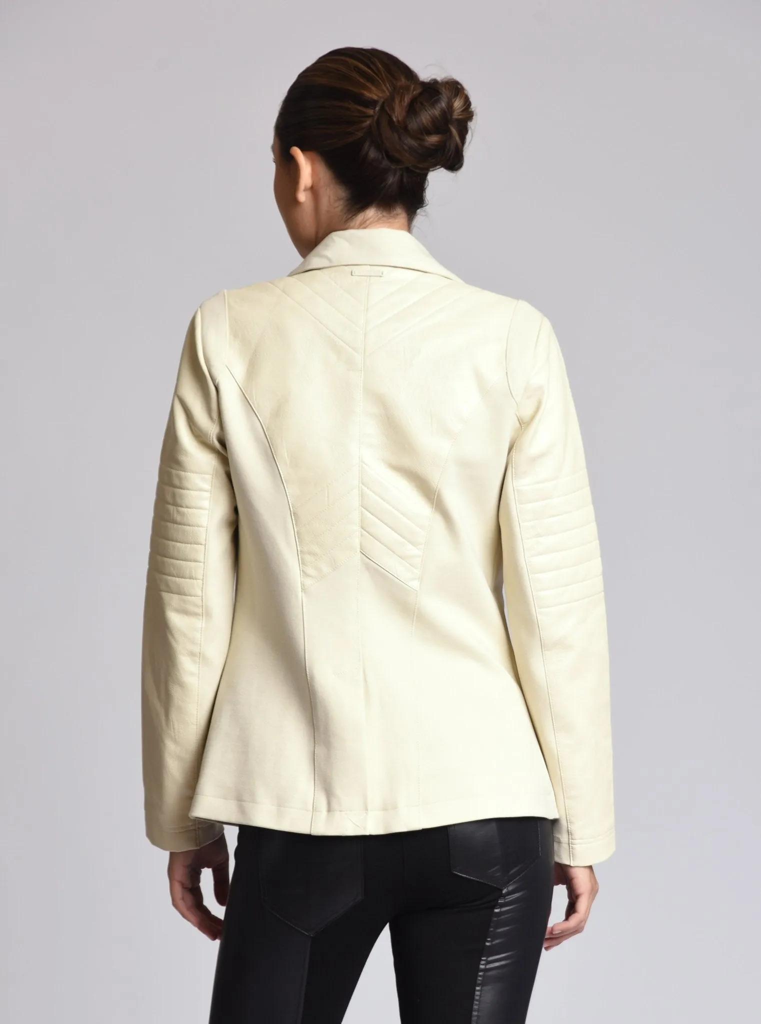$49 Limitless Blazer - Chalk - FINAL SALE sold by blanc noir product image thumbnail 3
