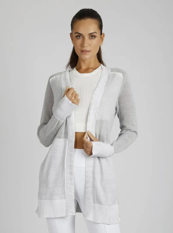 $129 Summer Huntress Duster - Vapor Grey made by blanc noir
